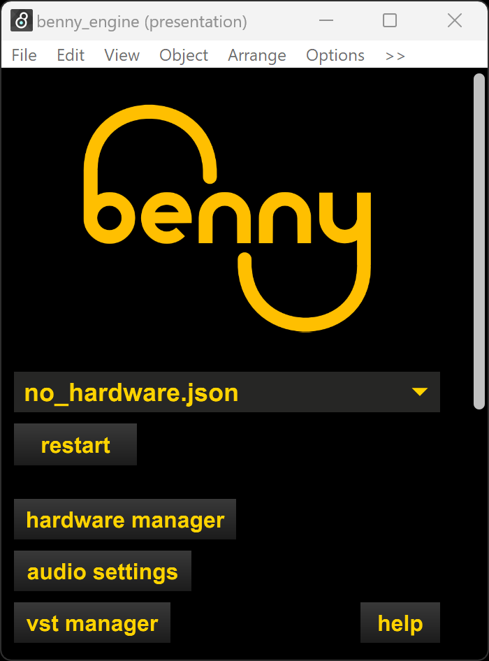 benny launcher window